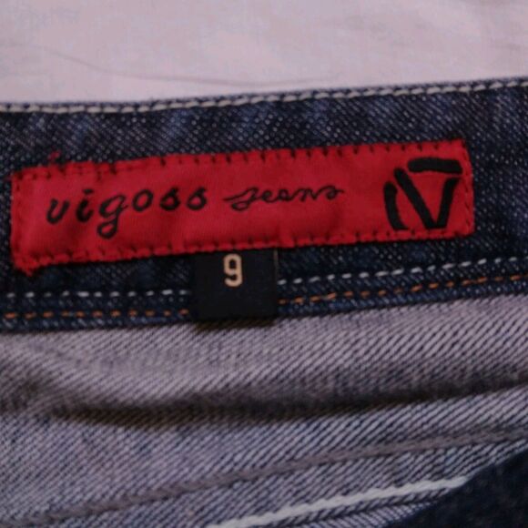 Vigoss Jeans Flap Pockets Flare 90s Y2K Womens Size 9 - Picture 5 of 13